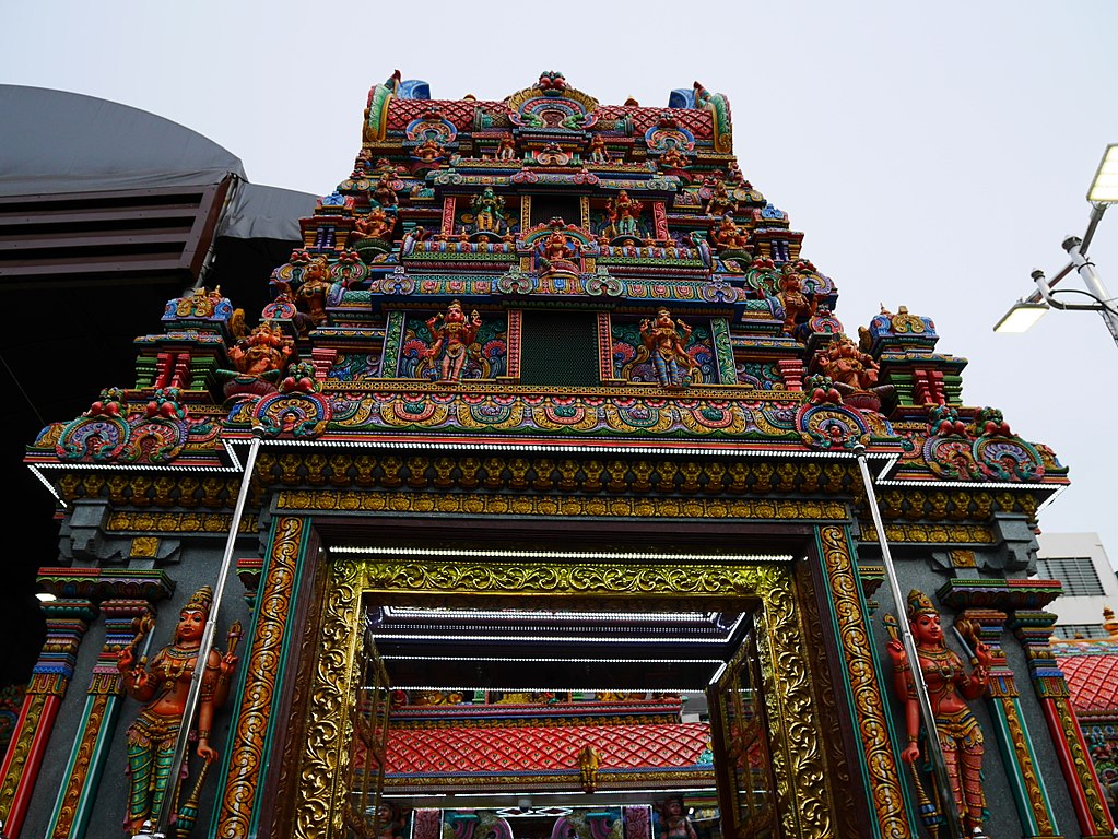 Sri Maha Mariamman Hindu Temple in Silom, Bangkok
