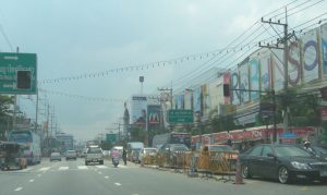 Main Road in Sriracha, Chonburi