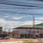 Road in Kabin Buri, Prachinburi Province HDR test.