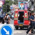 Busy street in Patong, Phuket