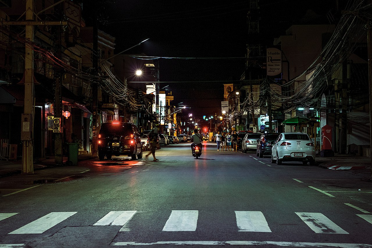 Street at night in Old Phuket Town