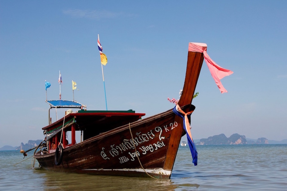Long-tail boat in Thailand