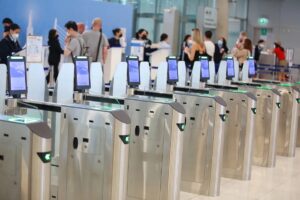 Suvarnabhumi Airport Passenger Validation System (PVS). Automated Passport Check.