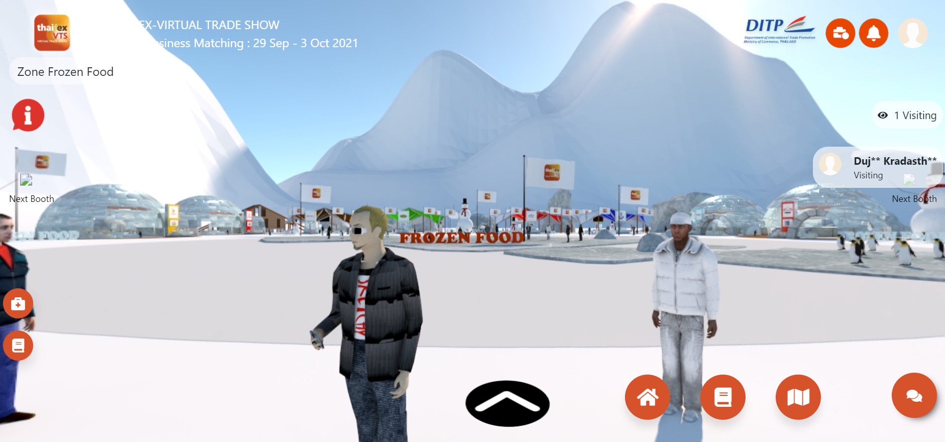 Frozen Food Area at THAIFEX Virtual Trade Show