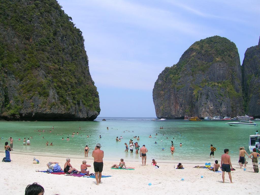 Maya Bay in the Phi Phi Islands, Krabi