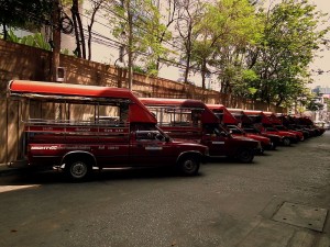 Bath bus taxis in Bangkok