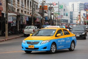 Taxi-meter in Udon Thani, Thailand