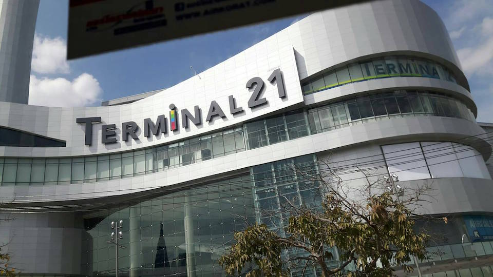 The brand new Terminal 21 shopping mall in Korat