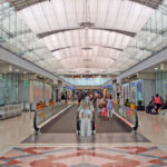 Domestic Terminal B, at Suvarnabhumi Airport in Bangkok.