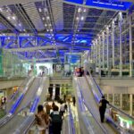 Terminal building of Suvarnabhumi Airport in Bangkok
