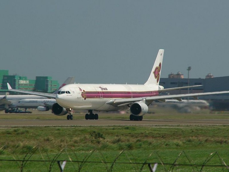 Thai Airways Airbus A330-300 during taxi