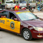 Toyota Highway Police car in Phuket.