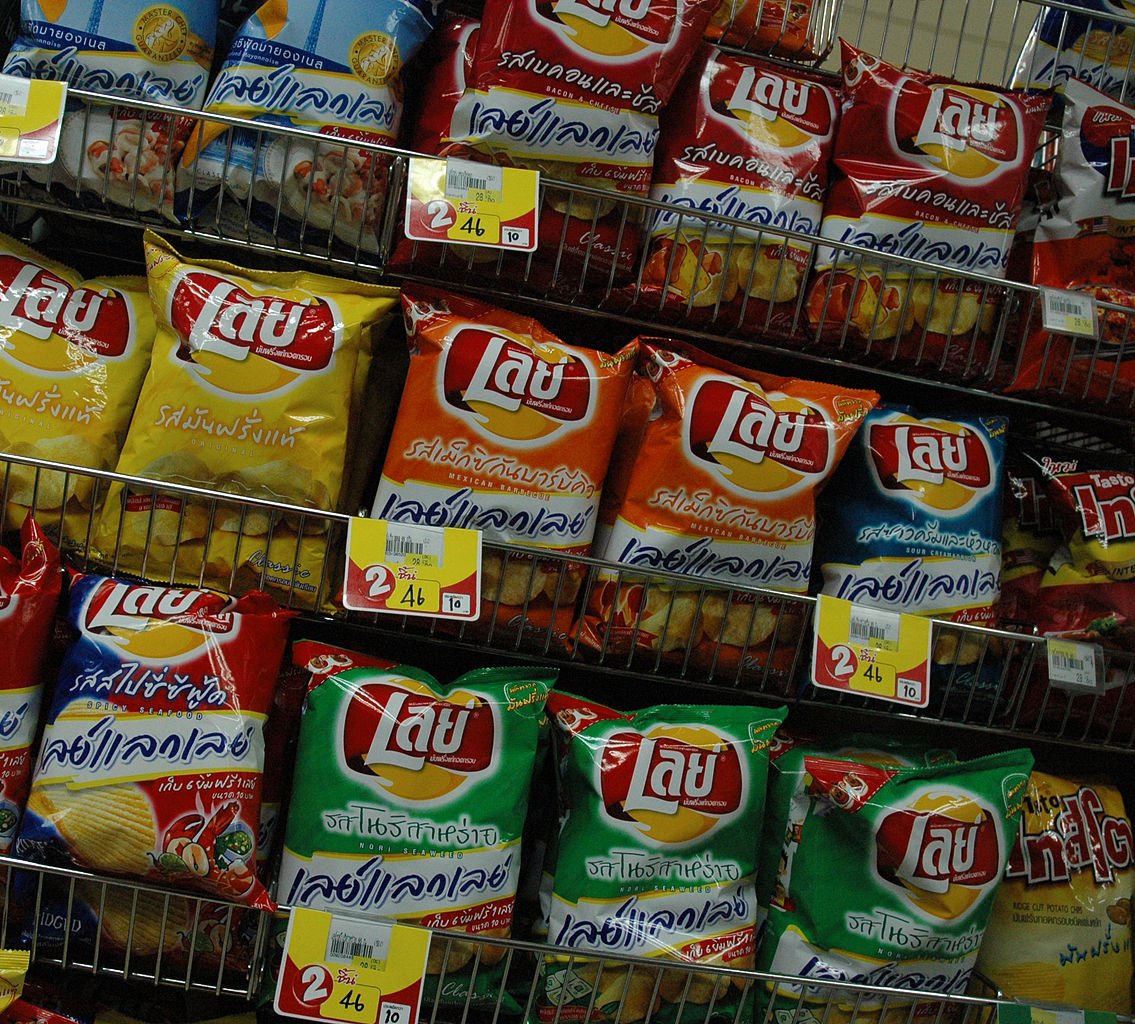 Thai versions of Lay's Potato Chips