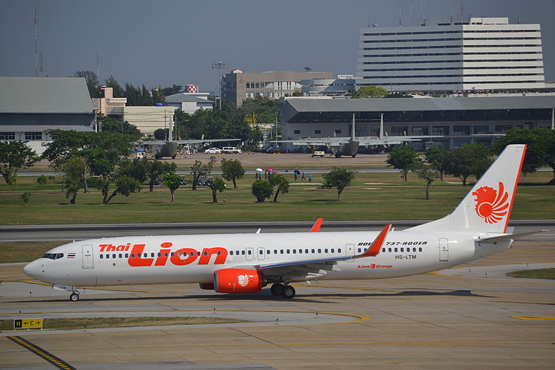 Thai Lion Air Boeing 737 aircraft