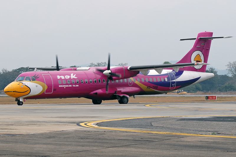 Nok Air ATR 72-200 at Chiang Mai International Airport
