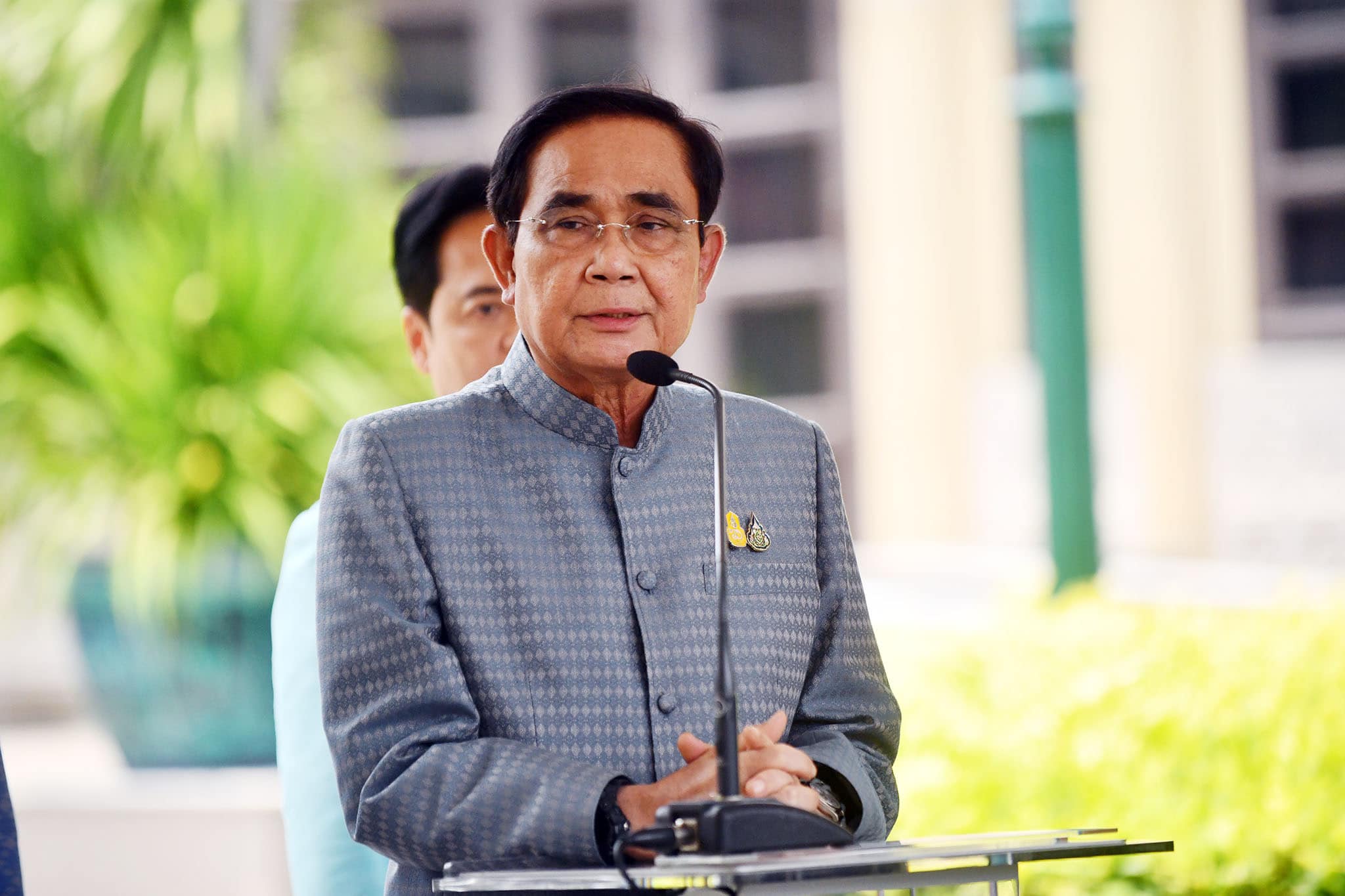 Thai Prime Minister Prayut Chan-ocha during the general election campaign.