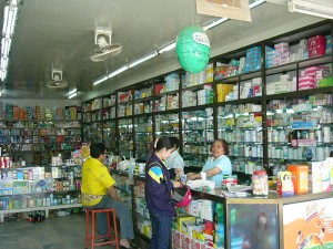 Pharmacy in Sakon Nakhon province, Thailand