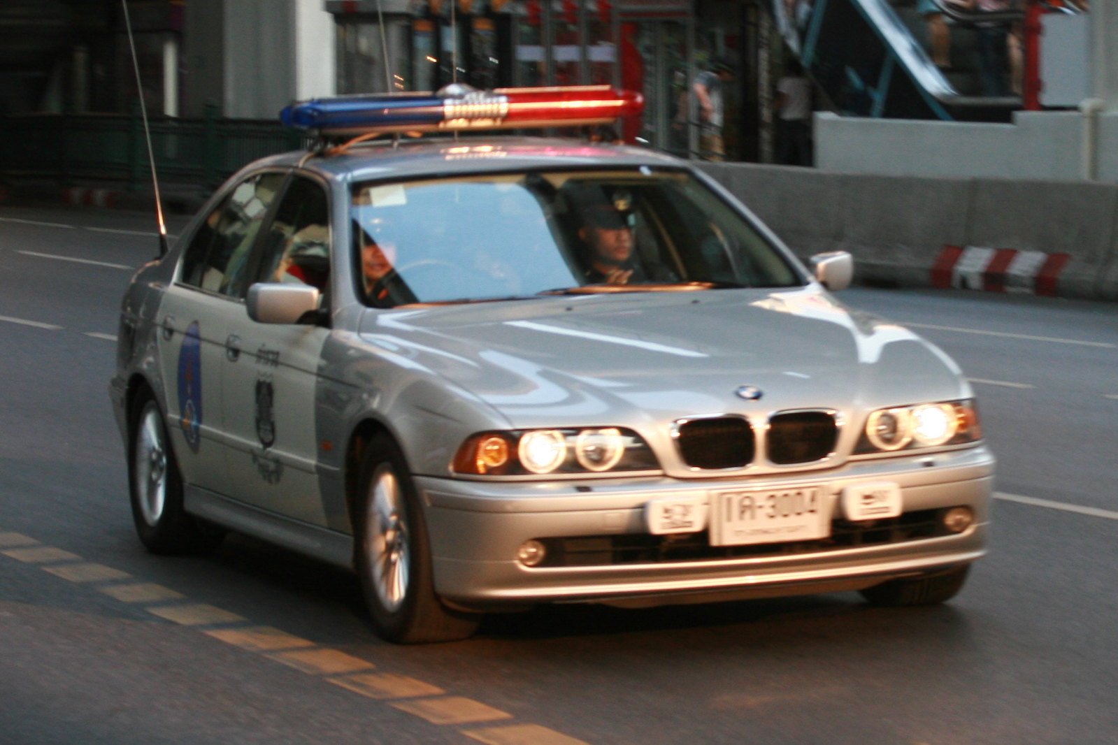 Thai Police BMW 5 car