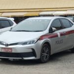 Toyota Corolla Altis Police car in Thailand
