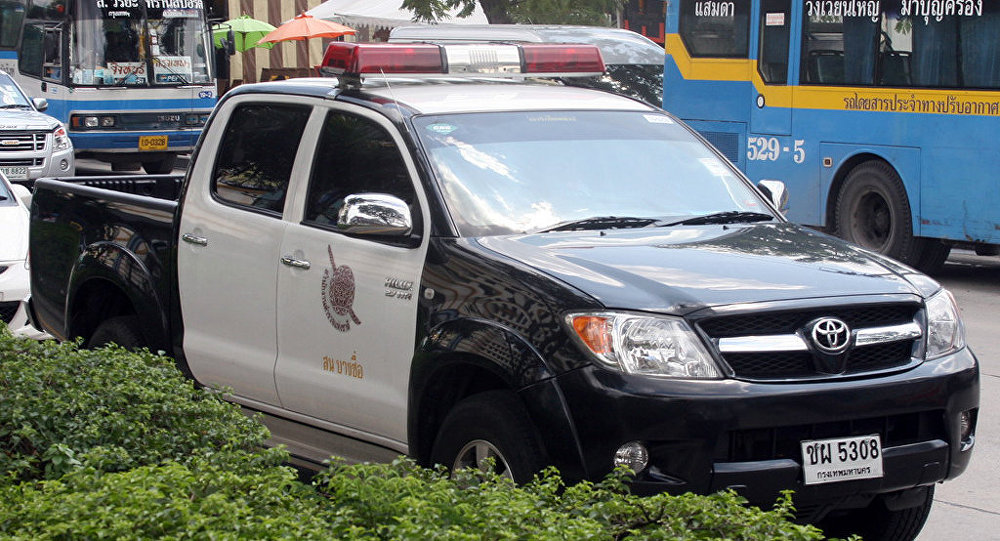 Royal Thai Police pick up in Bangkok