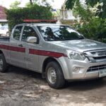 Isuzu D-Max belonging to the Aranyaprathet Provincial Police, Sa Kaeo