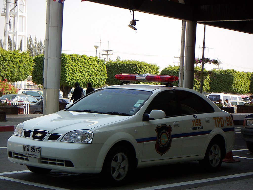 Thai Tourist police Chevrolet car