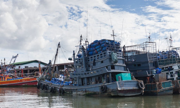Port of Phuket in Thailand