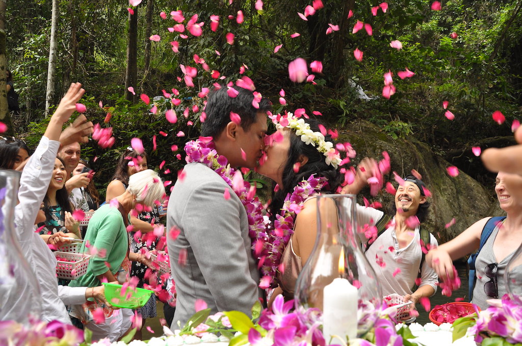 Thai wedding party