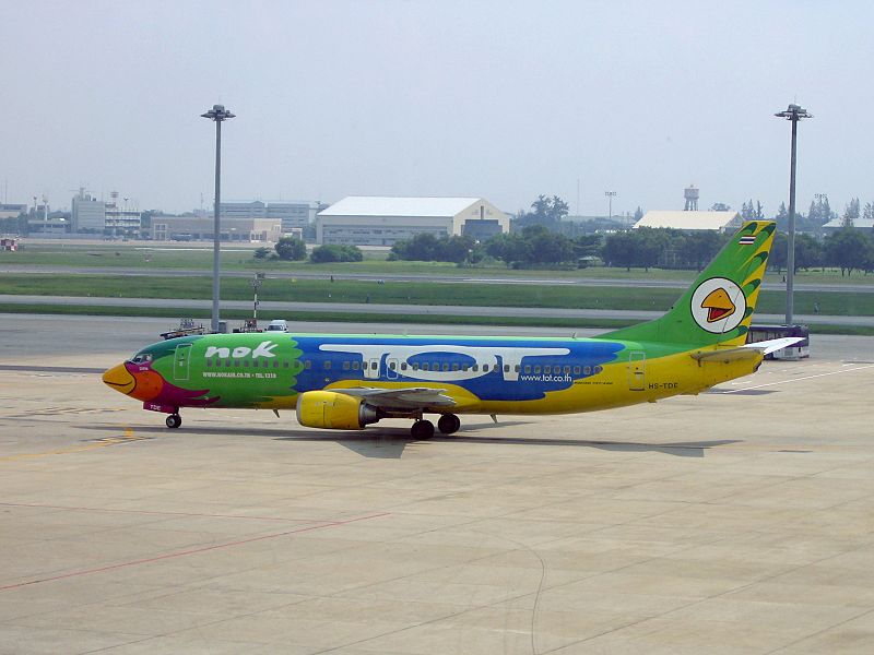 Nok Air Boeing 737-400 at Bangkok Don Mueang International Airport