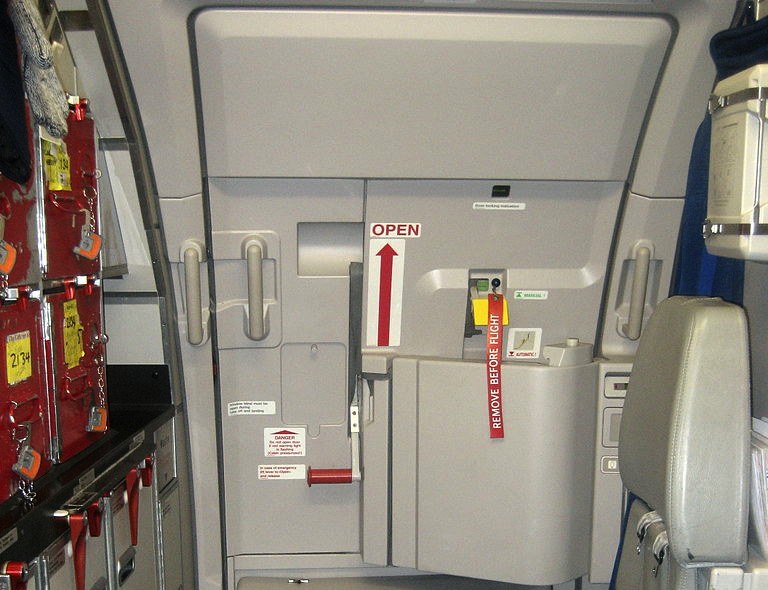 Airbus A320 emergency exit