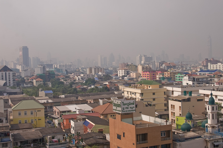 Pollution in Bangkok.