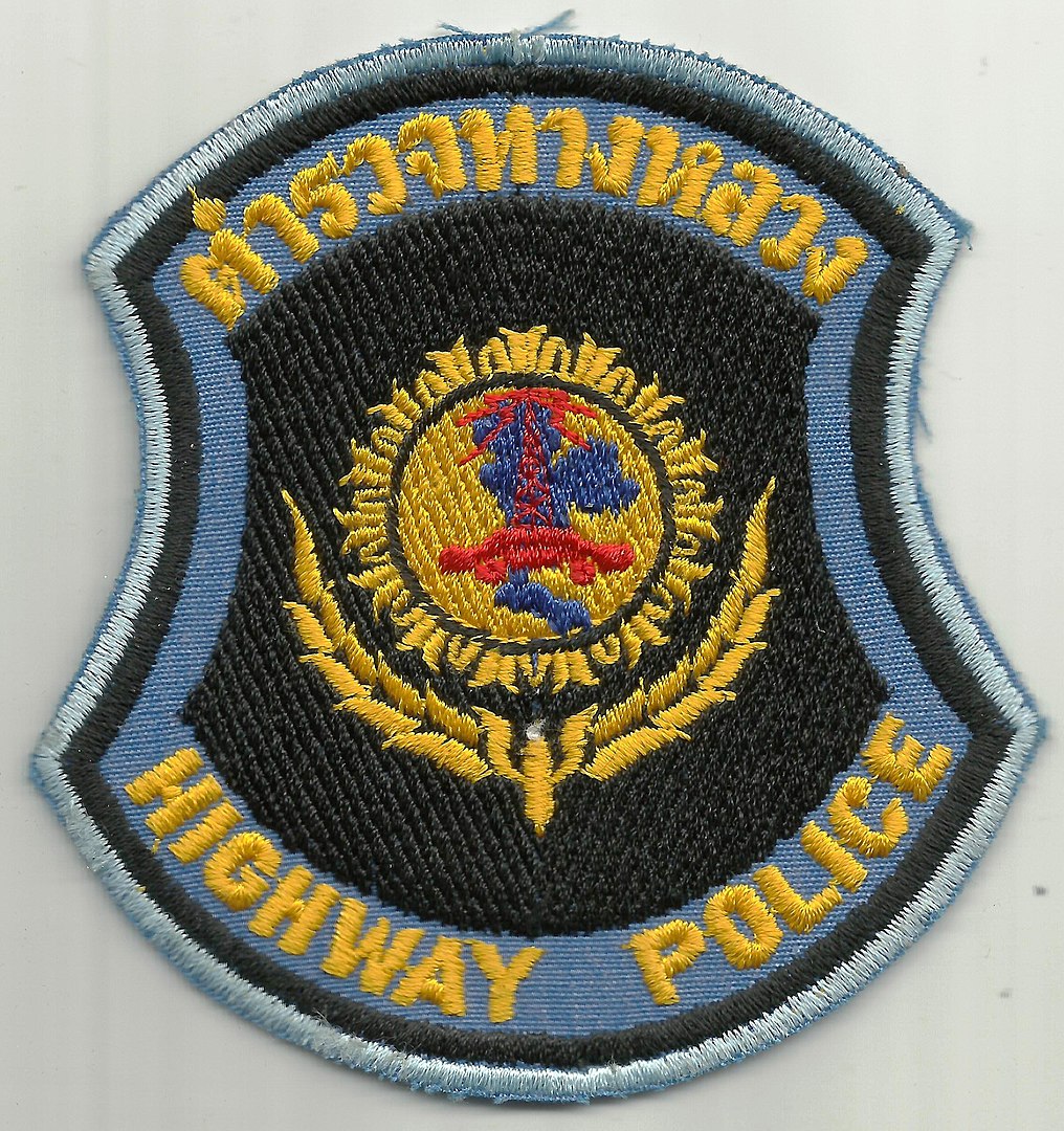 Thailand Highway Traffic Police badge