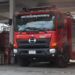 HINO truck fire engine in Thailand