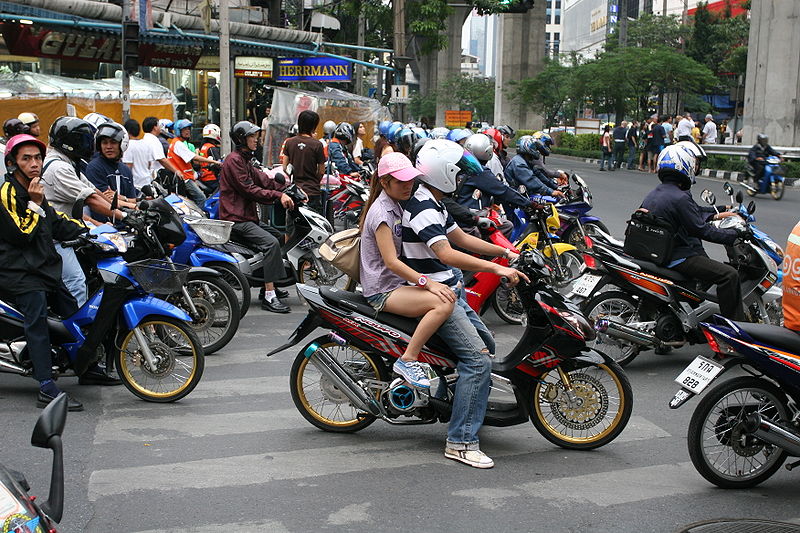 Motorbikes in Bangkok