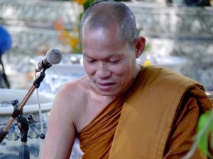 Phra Buddha Isara, monk leader of PDRC protests in Bangkok