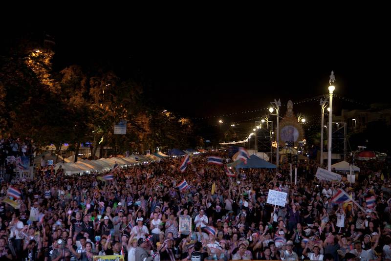 PRDC protest in Bangkok