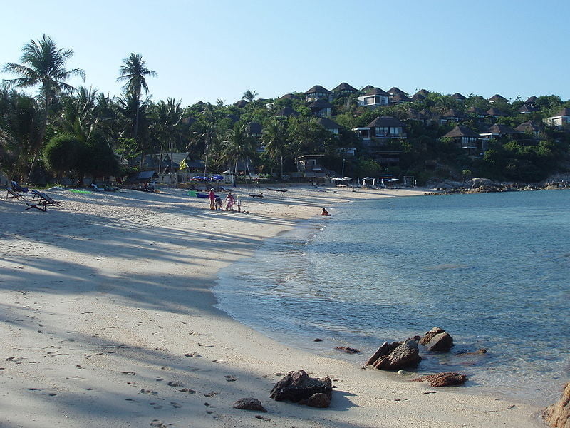 A beach resort in Koh Samui.