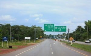Highway 22 at Amphoe Phanna Nikhom, Sakhon Nakhon