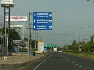 Road Sign in Buriram