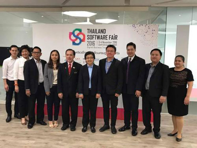 Members of the ATSI at the Thailand Software Fair 2016