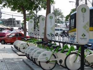 Bicycle sharing system in Bangkok