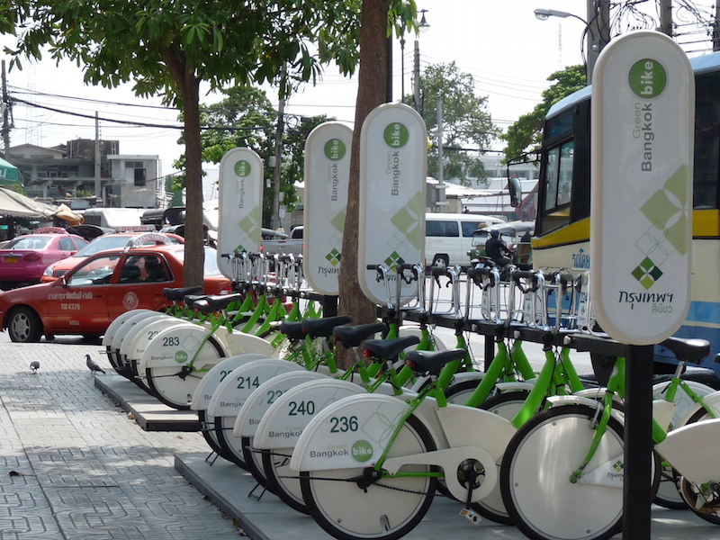 Bicycle sharing system in Bangkok