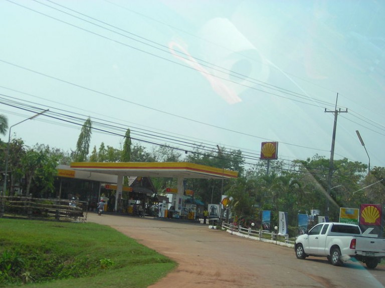Shell gas station in Thailand