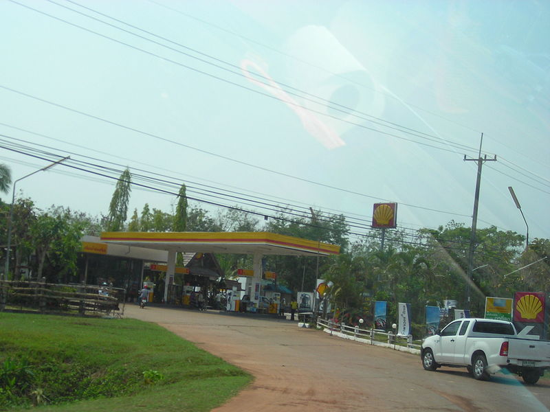 Shell gas station in Thailand