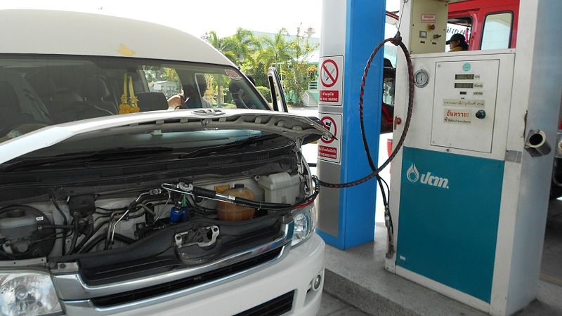 LPG gas station in Thailand