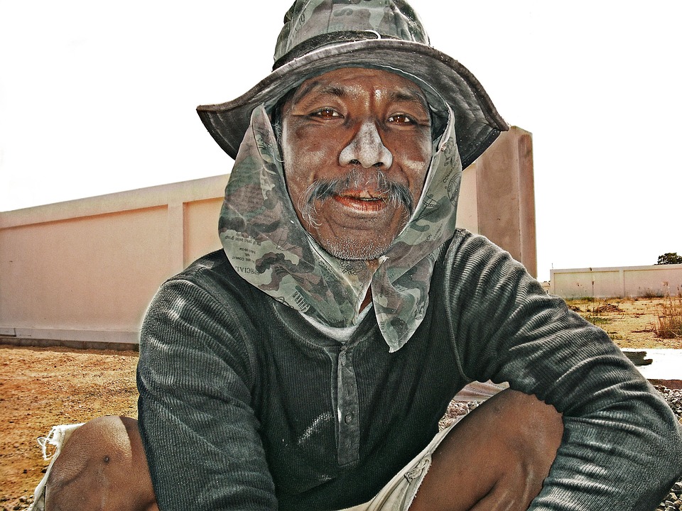 Foreign Asian worker in Thailand