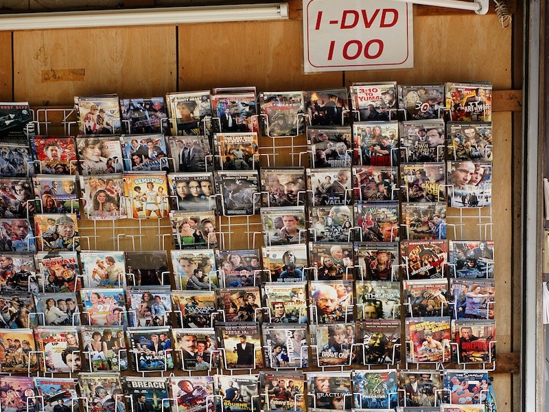 A store selling pirated movies in Koh Lanta