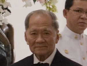 Thanin Kraivichien, former Prime Minister and President of the Privy Council of Thailand