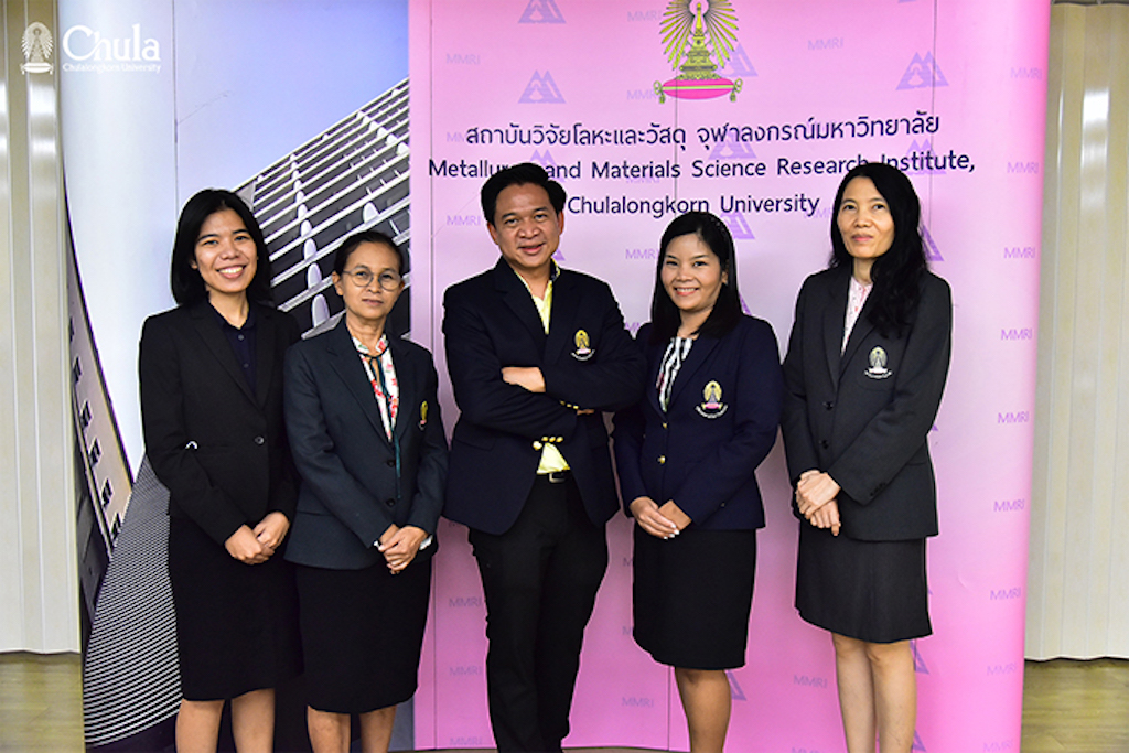 The Research Team from The Metallurgy and Materials Science Research Institute, Chulalongkorn University.