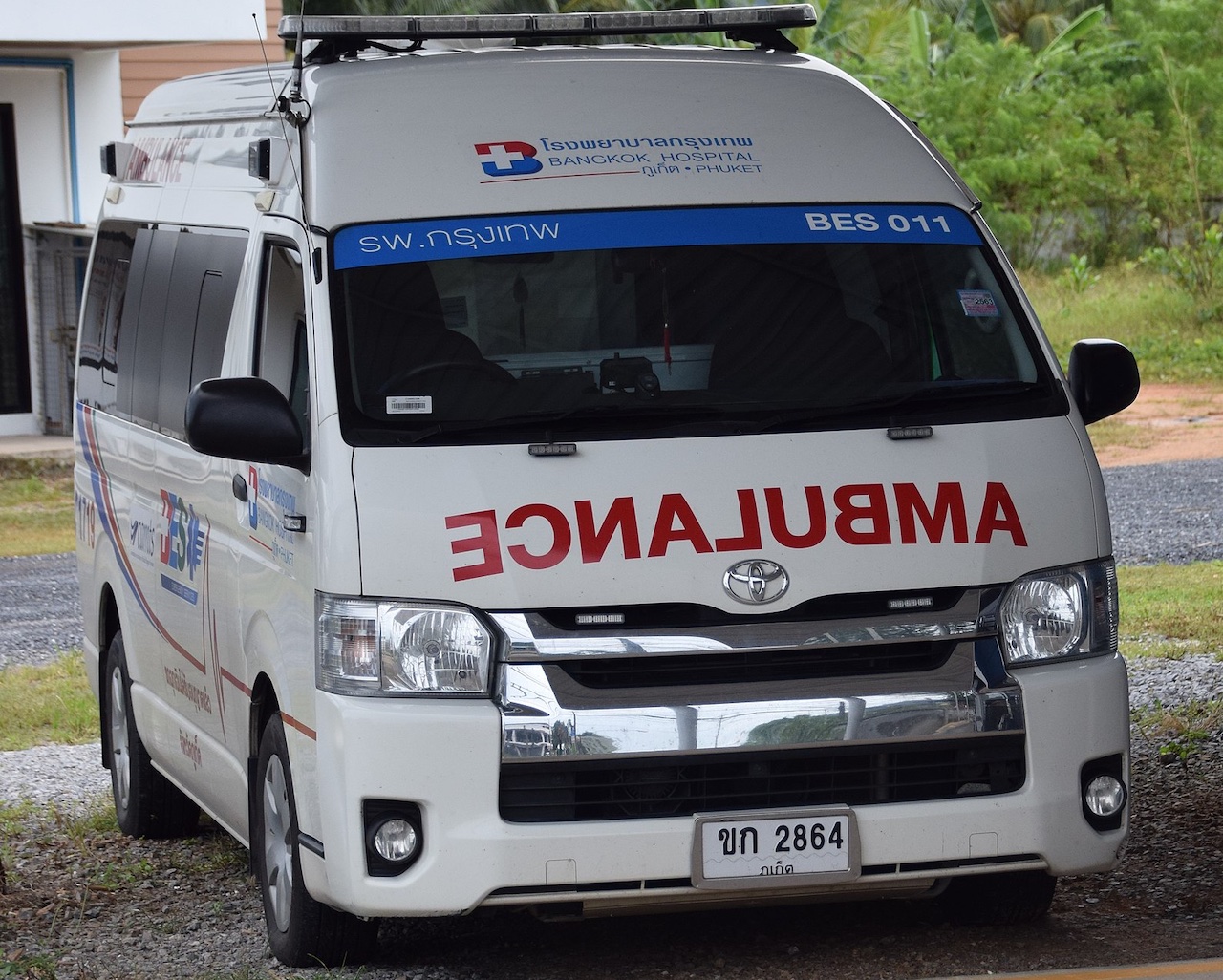 Toyota Ambulance in Thailand.